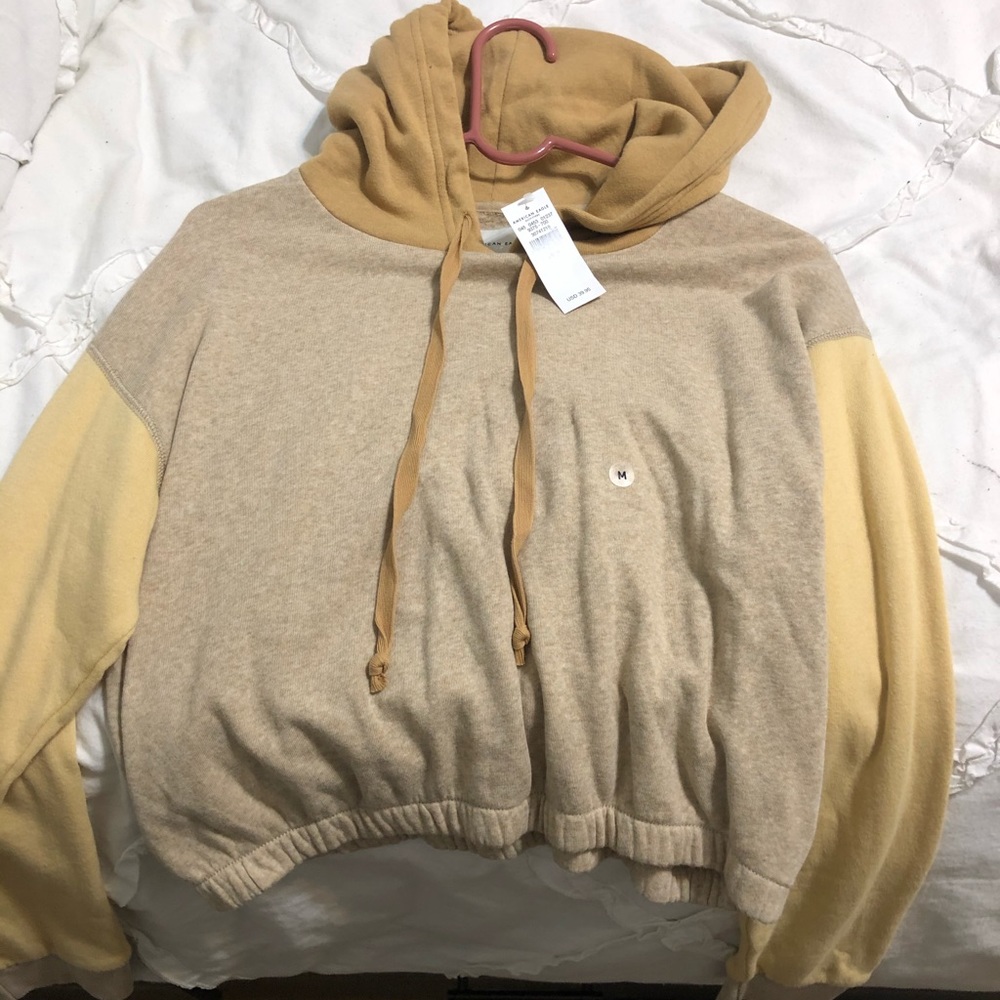 american eagle cropped hoodie